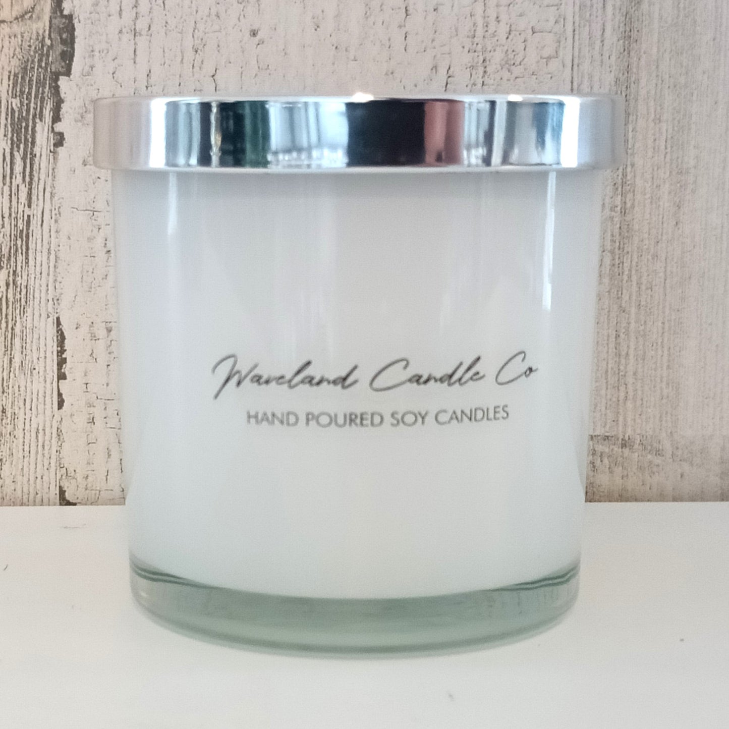 Sea Salt & Lotus Blossom - Monticiano Milk White Glass Soy Candle